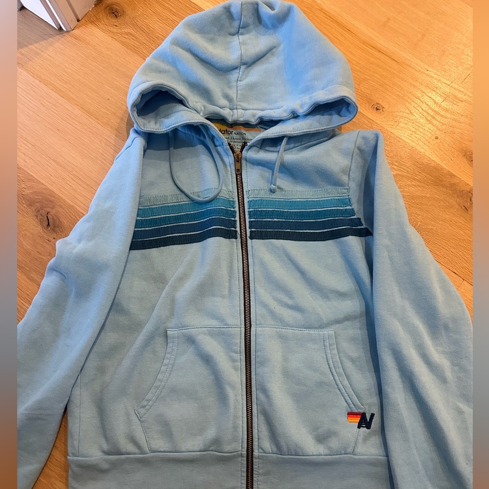 Aviator Nation Sky Blue Hoodie
